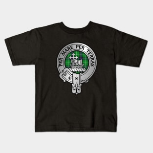 Clan MacDonald Crest & Tartan Kids T-Shirt